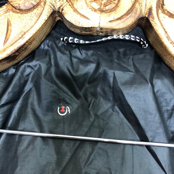 Spyder Timeless Down Jacket Winter Coat Puffer Black Glossy Zip Up High Neck L - Picture 9 of 13